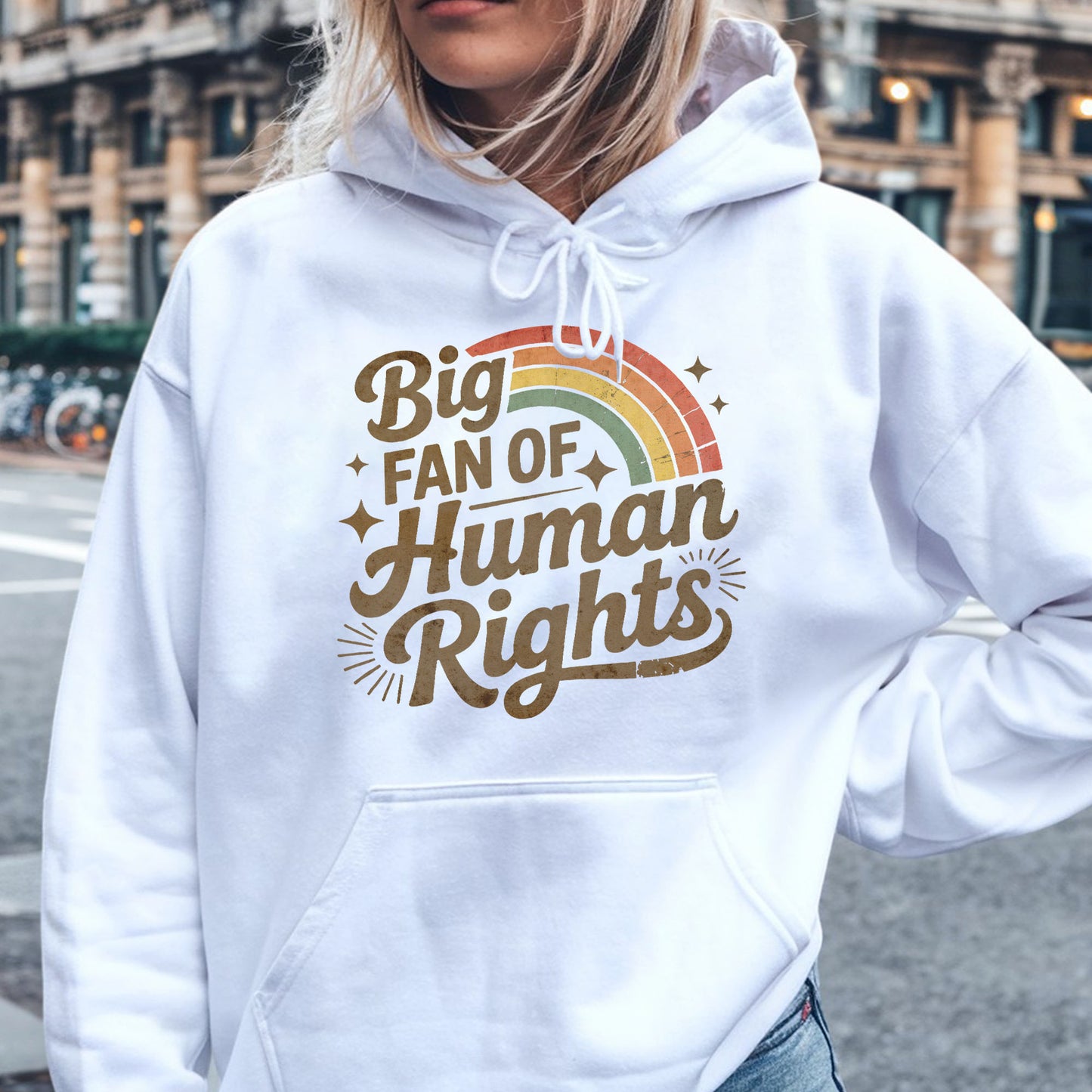 Big Fan of Human Rights Unisex T-shirt/T-shirt V-neck/Hoodie/Sweatshirt