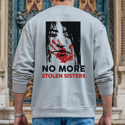 No More Stolen Sisters Red Hand - Two Sides - MMIW Unisex T-Shirt/Hoodie/V-Neck/Sweatshirt