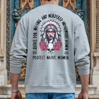 Protect Native Women Justice for MMIW - Two Sides - Unisex T-Shirt/Hoodie/V-Neck/Sweatshirt