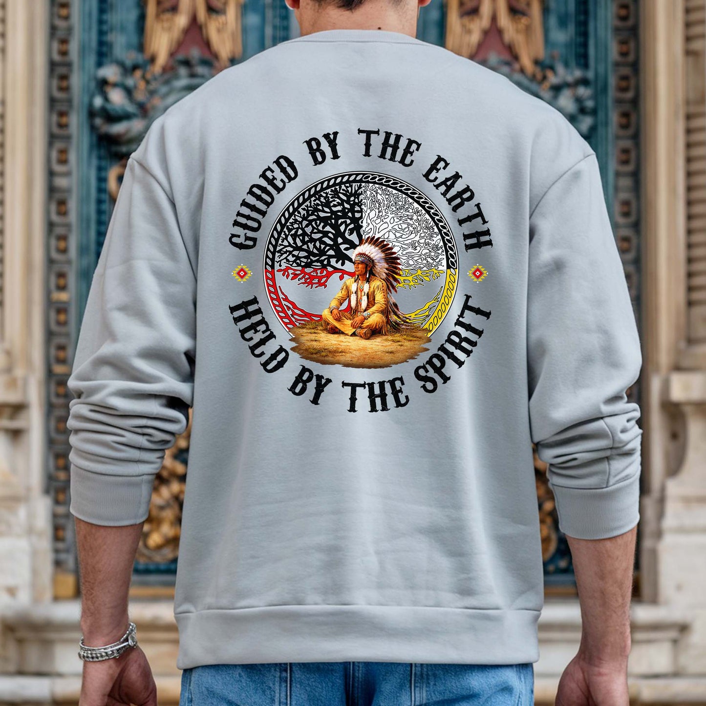Guided by the Earth Held by the Spirit - Two Sides - Unisex T-Shirt/T-Shirt V-Neck/Hoodie/Sweatshirt