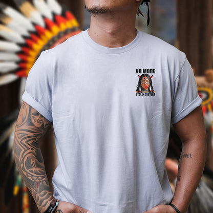 No More Stolen Sisters Indigenous Unisex - Two sides - T-Shirt/T-Shirt V-Neck/Hoodie/Sweatshirt