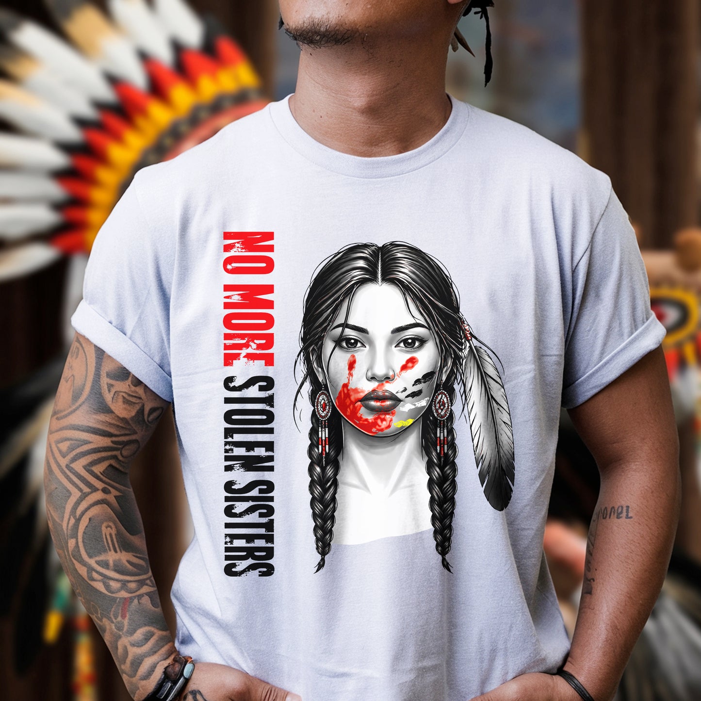 No More Stolen Sisters Red Hand Unisex T-shirt/V-neck T-shirt /Hoodie/Sweatshirt