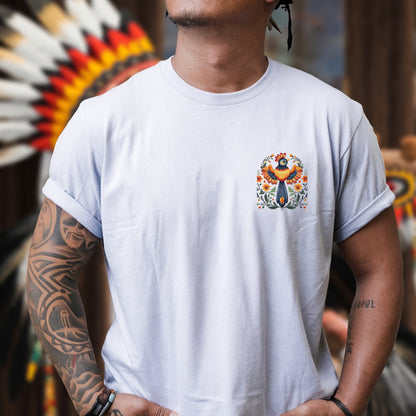 NO ONE IS ILLEGAL STATEMENT. WE WALK ON NATIVE LAND - Two sides - Unisex T-Shirt/T-Shirt V-Neck/Hoodie/Sweatshirt