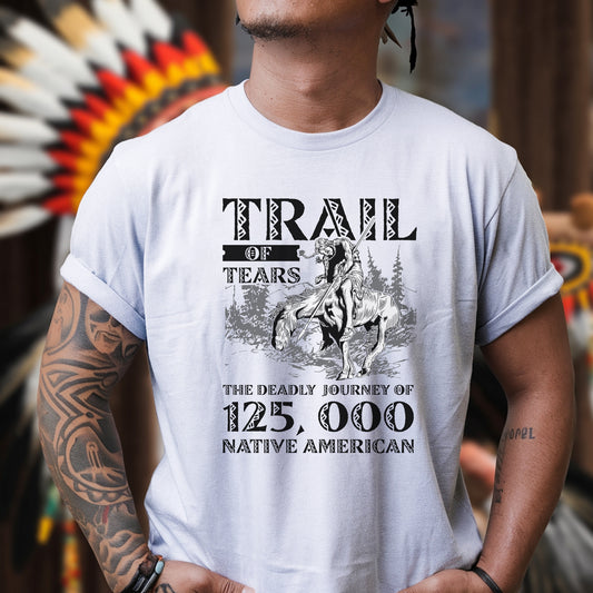 Trail of Tears Memorial - 125,000 Native Americans Lost Art Unisex T-Shirt/Hoodie/Sweatshirt