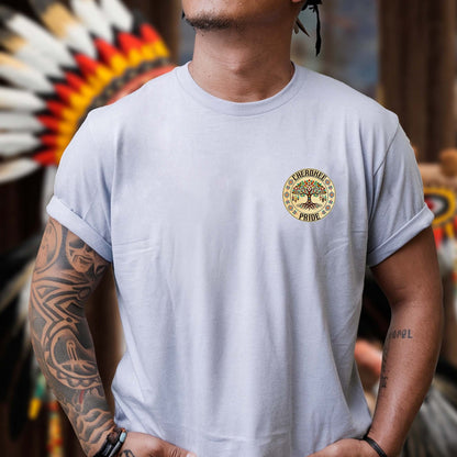 Tree of Life Native American Heritage - Custom Tribe Pride Design - Two sides - T-Shirt/V-Neck/Hoodie/Sweatshirt