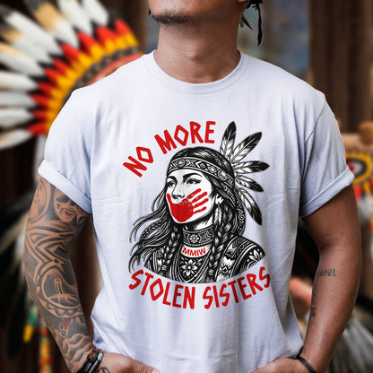 No More Stolen Sisters Feather Unisex T-shirt/T-shirt V-neck/Hoodie/Sweatshirt