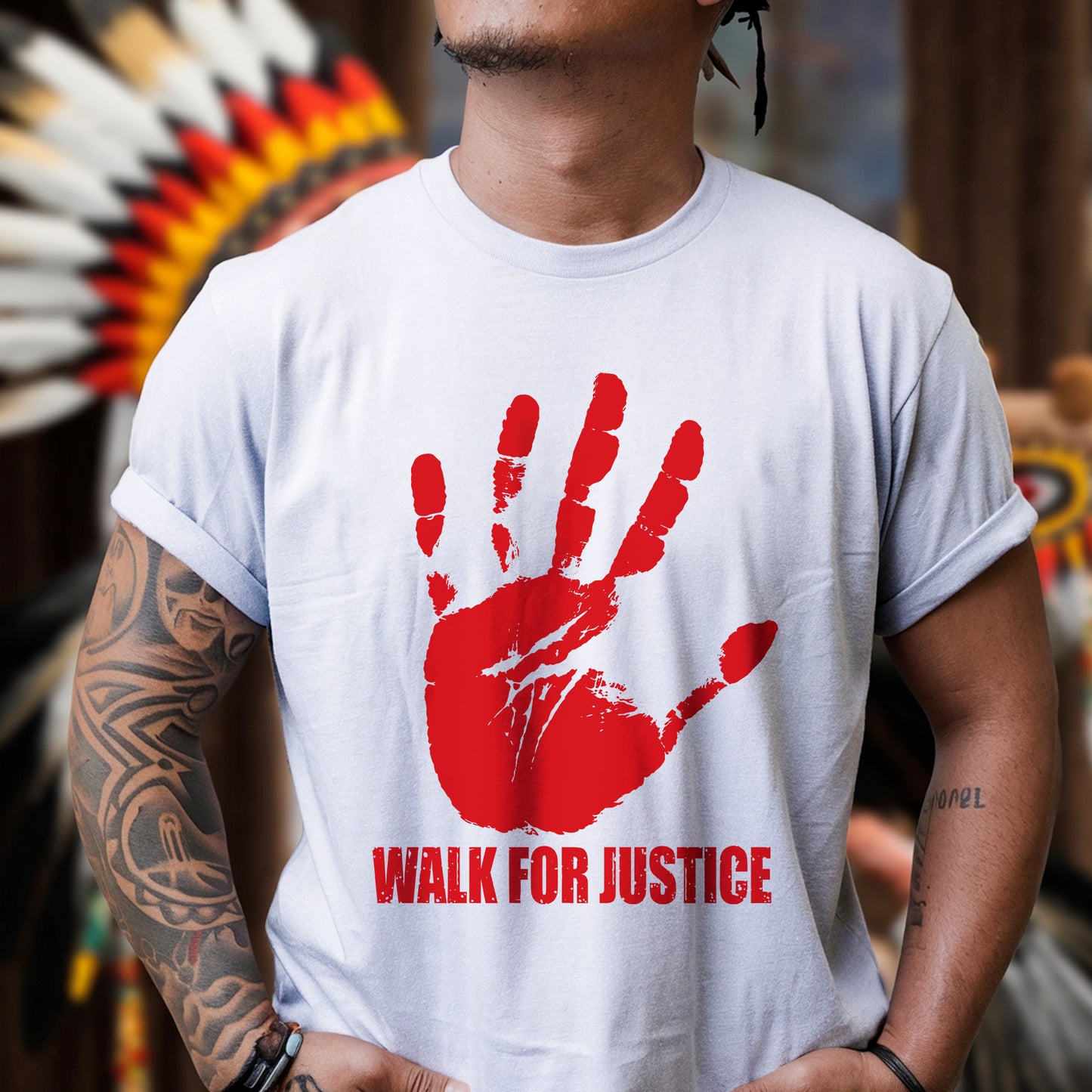 Walk for Justice - Stand for MMIW Unisex T-shirt/V-neck T-shirt /Hoodie/Sweatshirt