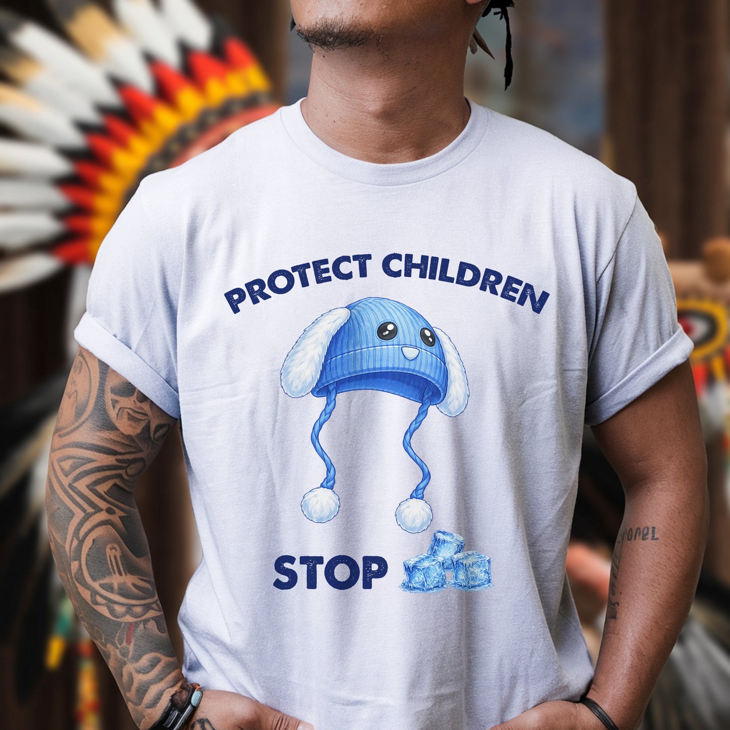 Protect Children Stop ICE Human Rights Unisex T-shirt/T-shirt V-neck/Hoodie/Sweatshirt