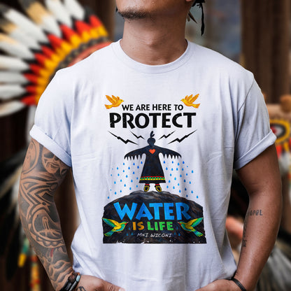 We Are Here to Protect Water - Unisex T-shirt/V-neck T-shirt/Hoodie/Sweatshirt