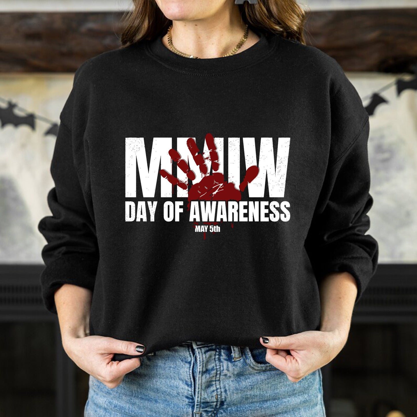 MMIW Day of Awareness - MMIW Unisex T-Shirt/Hoodie/V-Neck/Sweatshirt - Support Justice for Missing Indigenous Women
