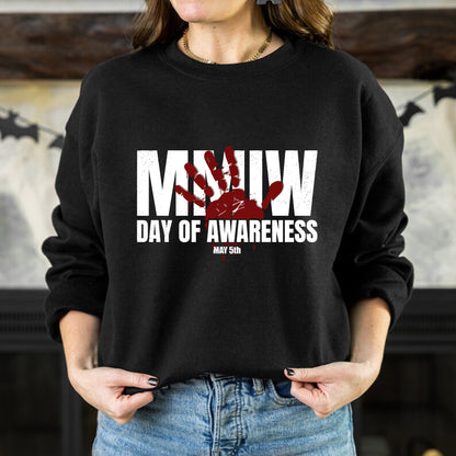 MMIW Day of Awareness - MMIW Unisex T-Shirt/Hoodie/V-Neck/Sweatshirt - Support Justice for Missing Indigenous Women