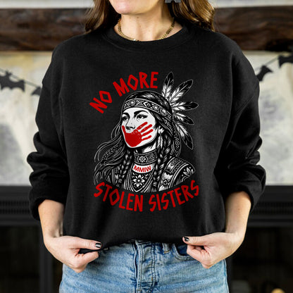 No More Stolen Sisters Feather Unisex T-shirt/T-shirt V-neck/Hoodie/Sweatshirt