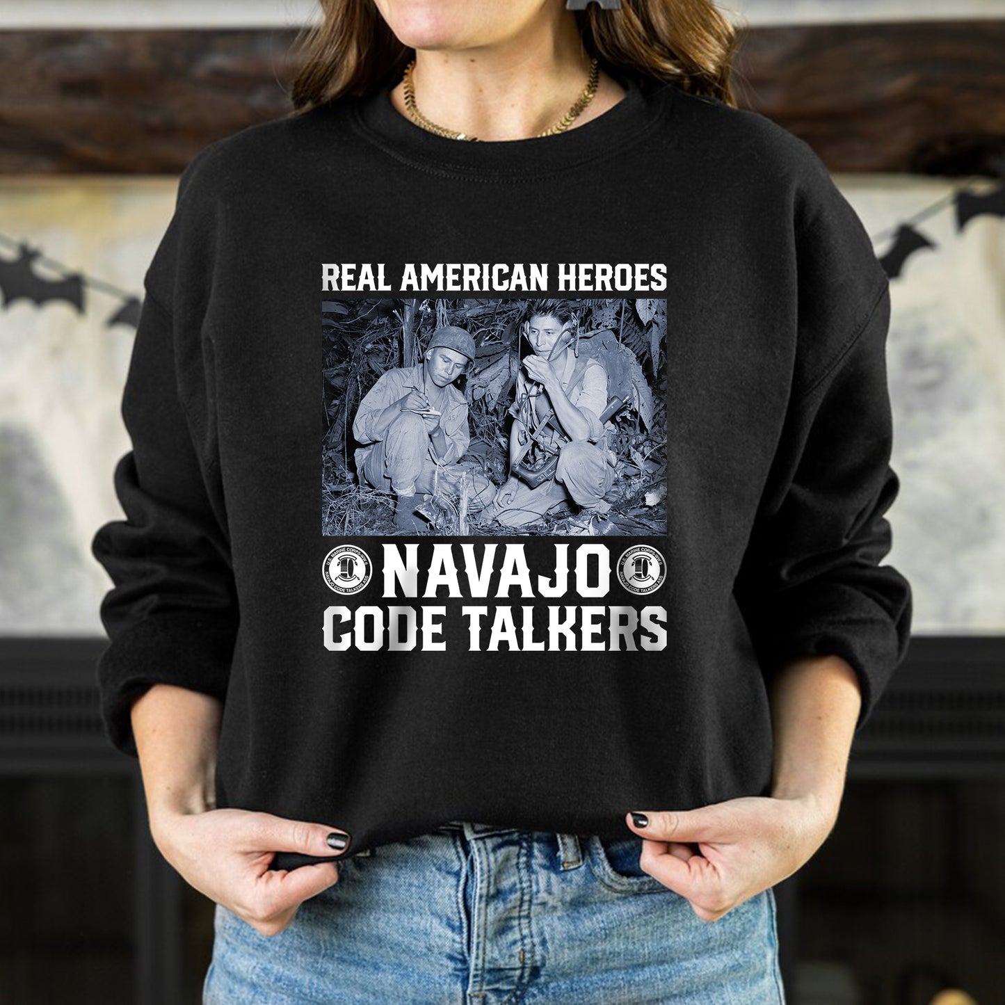 Navajo Code Talkers Real American Heroes Native Land Unisex T-Shirt/T-Shirt V-Neck/Hoodie/Sweatshirt