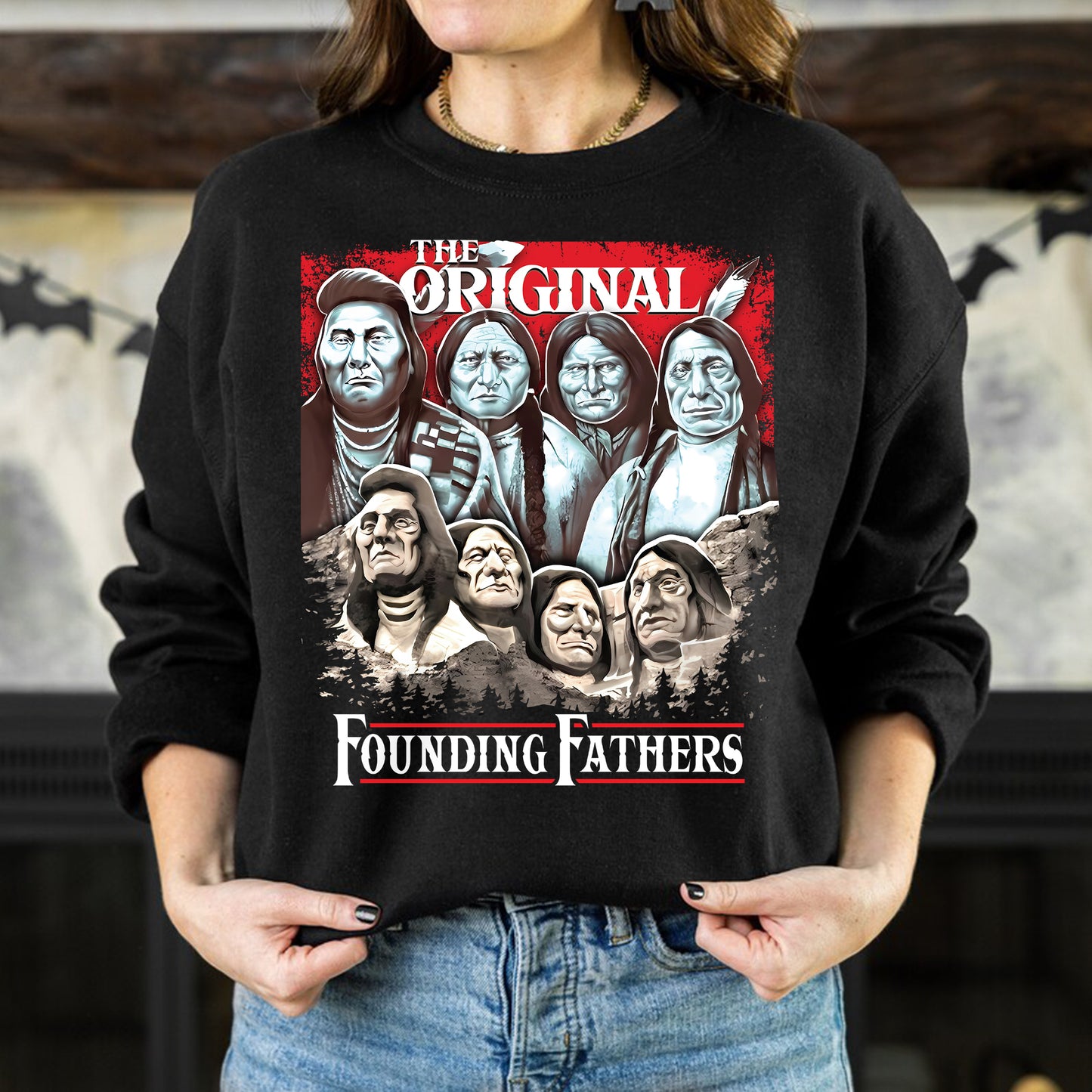The Original Founding Fathers Native American Leaders Unisex T-Shirt/T-Shirt V-Neck/Hoodie/Sweatshirt