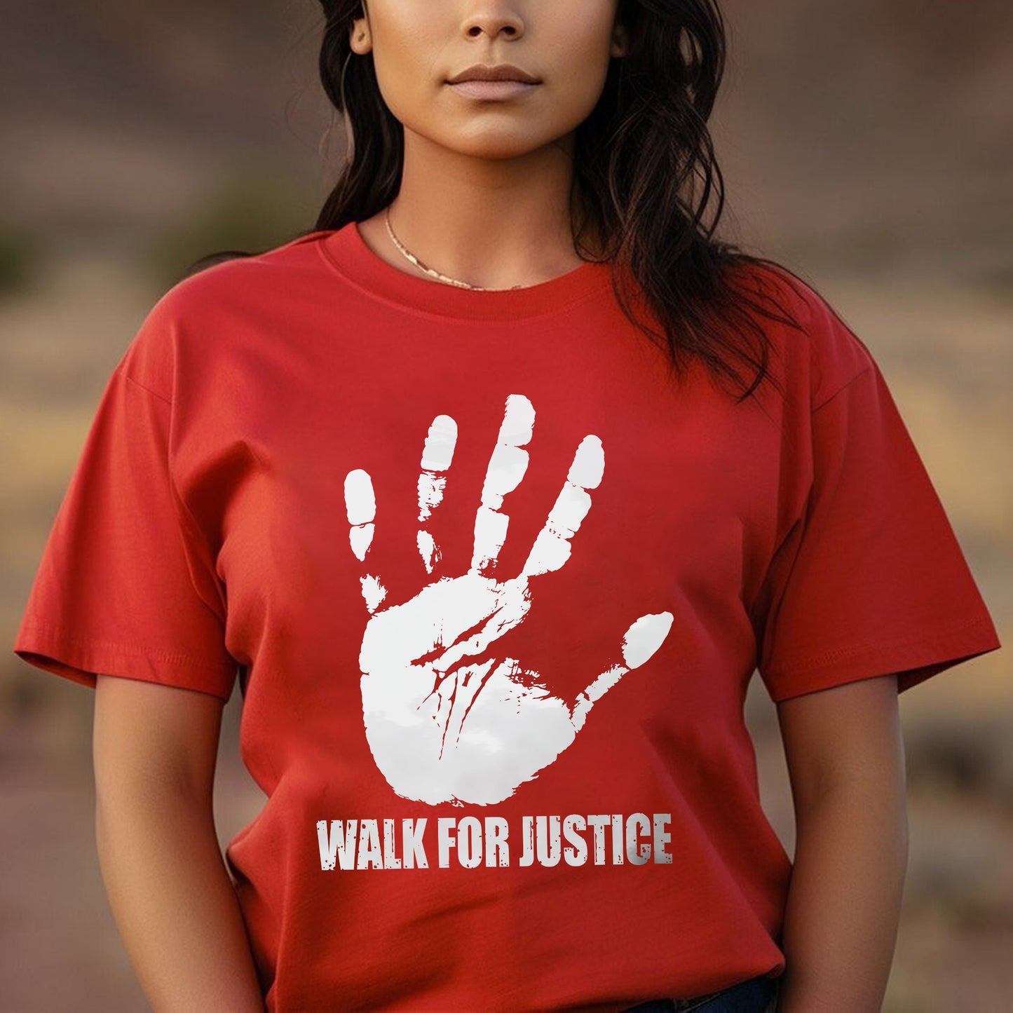 Walk for Justice - Stand for MMIW Unisex T-shirt/V-neck T-shirt /Hoodie/Sweatshirt