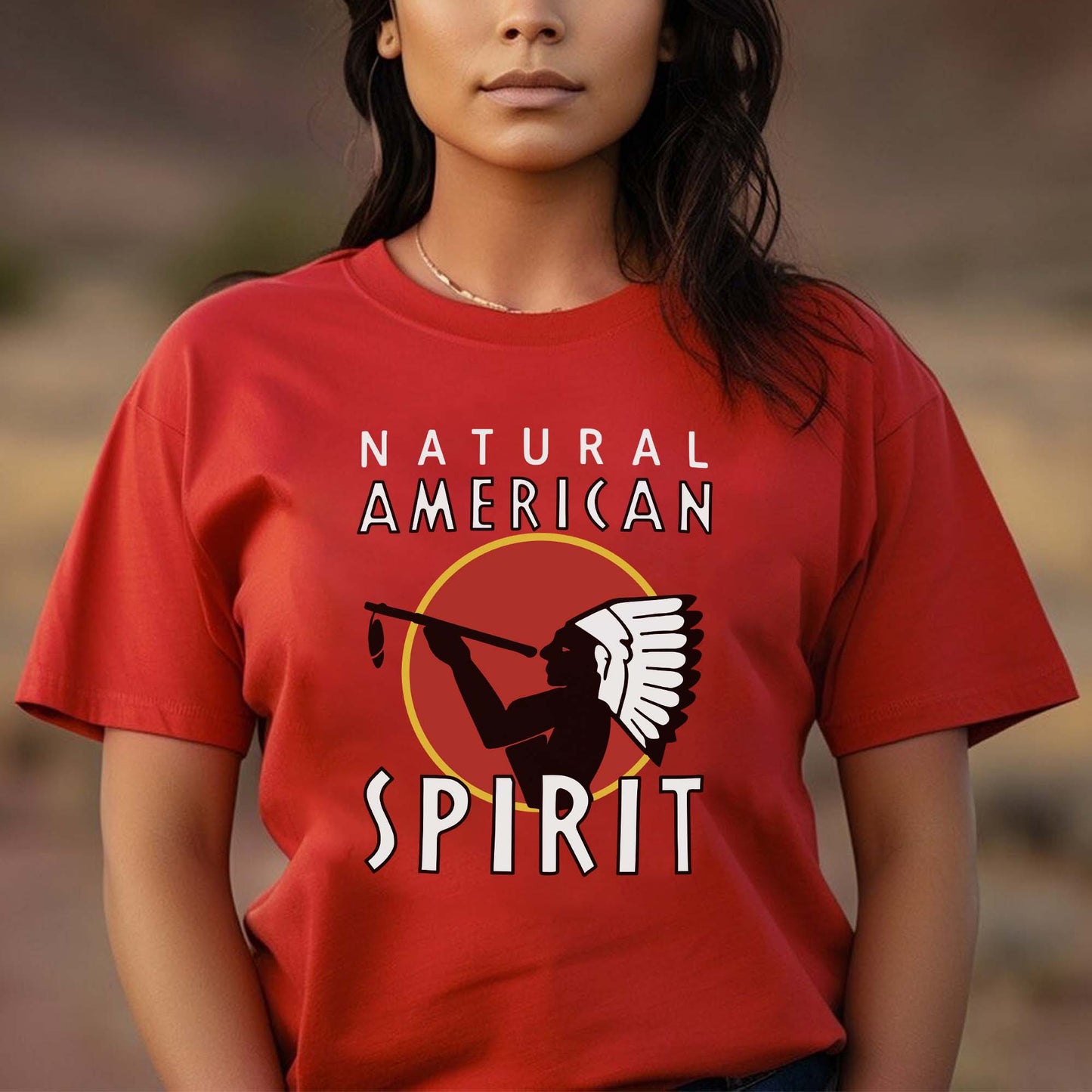 Native American Spirit - Cultural Heritage With Tribal Design Unisex T-Shirt/T-Shirt V-Neck/Hoodie/Sweatshirt