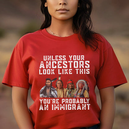 Unless Your Ancestors Look Like This Immigrant Rights Unisex T-Shirt/T-Shirt V-Neck/Hoodie/Sweatshirt
