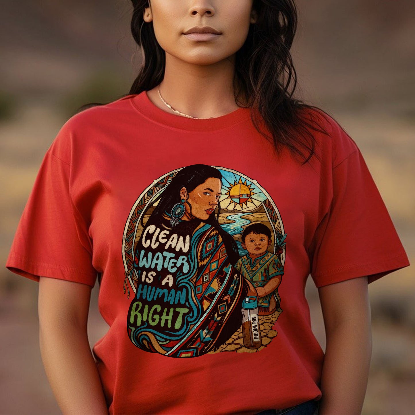 Clean Water is a Human Right - Unisex T-shirt/V-neck T-shirt/Hoodie/Sweatshirt