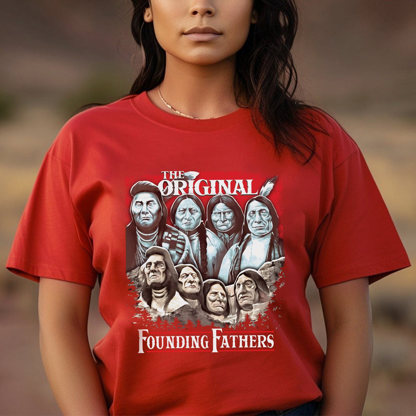 The Original Founding Fathers Native American Leaders Unisex T-Shirt/T-Shirt V-Neck/Hoodie/Sweatshirt