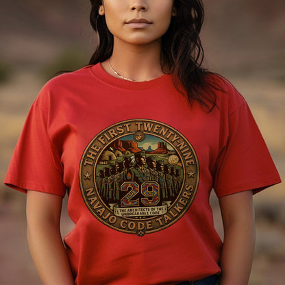 The First Twenty-Nine Navajo Code Talkers - Unisex T-shirt/V-neck T-shirt/Hoodie/Sweatshirt