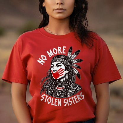 No More Stolen Sisters Feather Unisex T-shirt/T-shirt V-neck/Hoodie/Sweatshirt