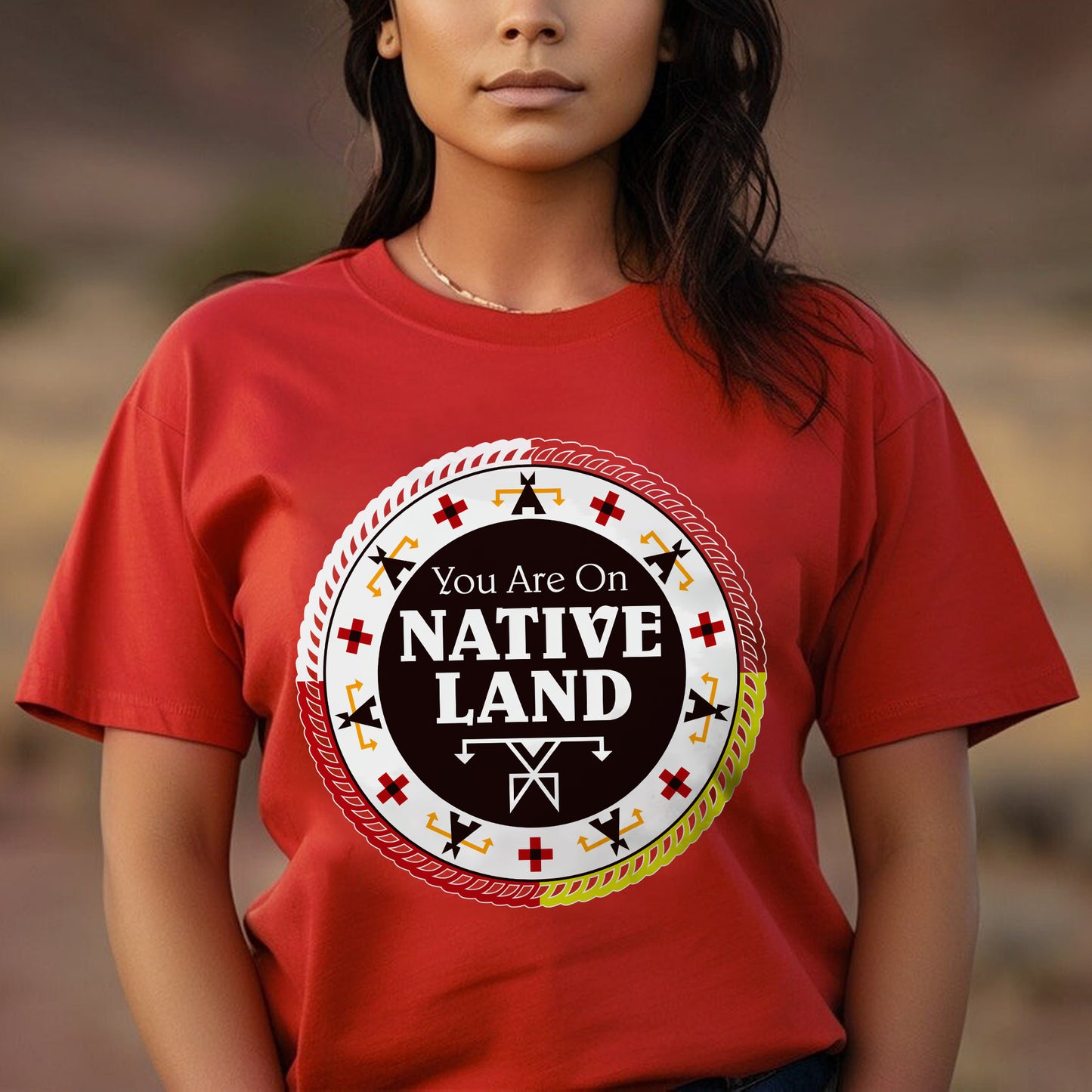 You Are On Native Land – Medicine Wheel Unisex T-shirt/T-shirt V-neck/Hoodie/Sweatshirt