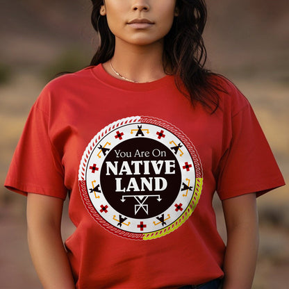 You Are On Native Land – Medicine Wheel Unisex T-shirt/T-shirt V-neck/Hoodie/Sweatshirt