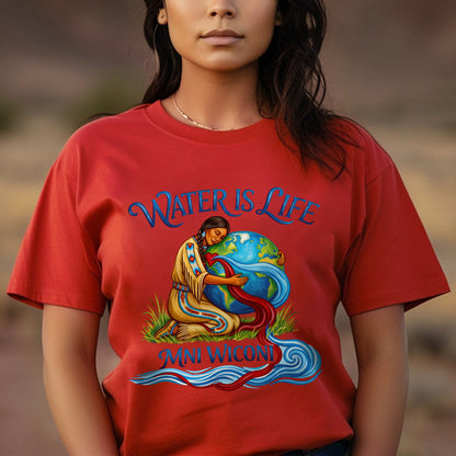 Water is Life  Mini Wiconi - Unisex T-shirt/V-neck T-shirt/Hoodie/Sweatshirt