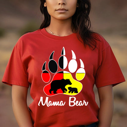 Mama Bear Native Pride Unisex T-shirt/T-shirt V-neck/Hoodie/Sweatshirt
