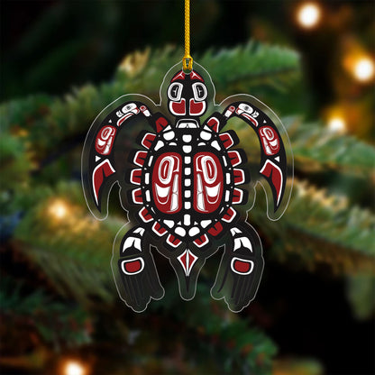 Tribal Turtle Indigenous Style - Unique Christmas Gift Decor Flat Acrylic