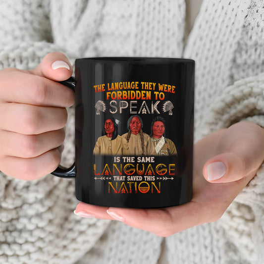 The Language They Were Forbidden To Speak Ceramic Coffee Mug 04