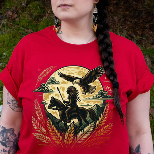 Trail Of Tears - Native American Chief Ride Horse Unisex T-Shirt/Hoodie/Sweatshirt