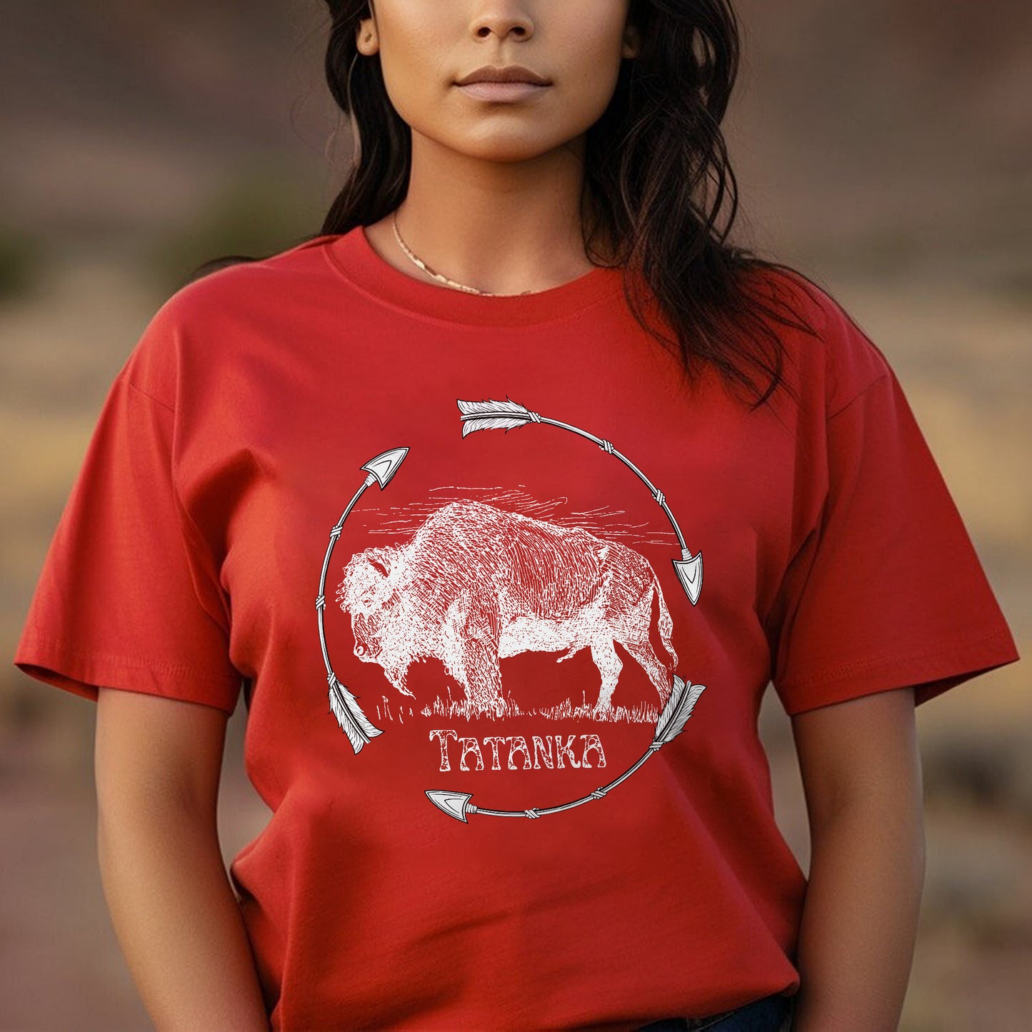 Tatanka Native American Bison Unisex T-shirt/V-neck T-shirt /Hoodie/Sweatshirt