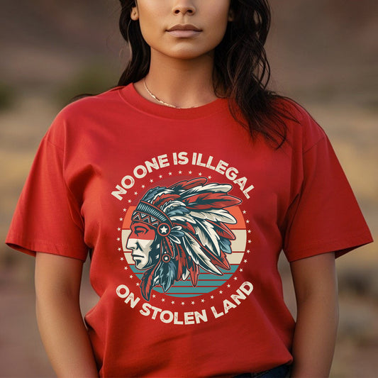 No More Stolen Sisters - MMIW Unisex T-Shirt/Hoodie/V-Neck/Sweatshirt - Raise Awareness for Missing Indigenous Women