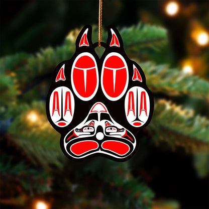 Wolf's Paw Native American - Unique Christmas Gift Decor Flat Acrylic