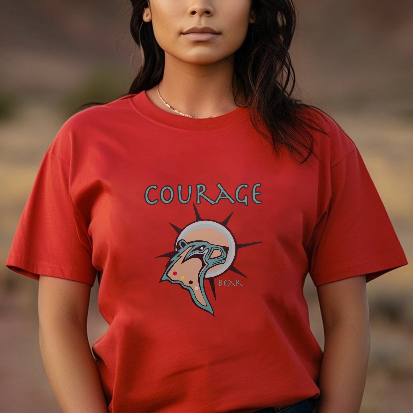 The Seven Sacred Laws - Courage Native American Unisex T-Shirt/T-Shirt V-Neck/Hoodie/Sweatshirt