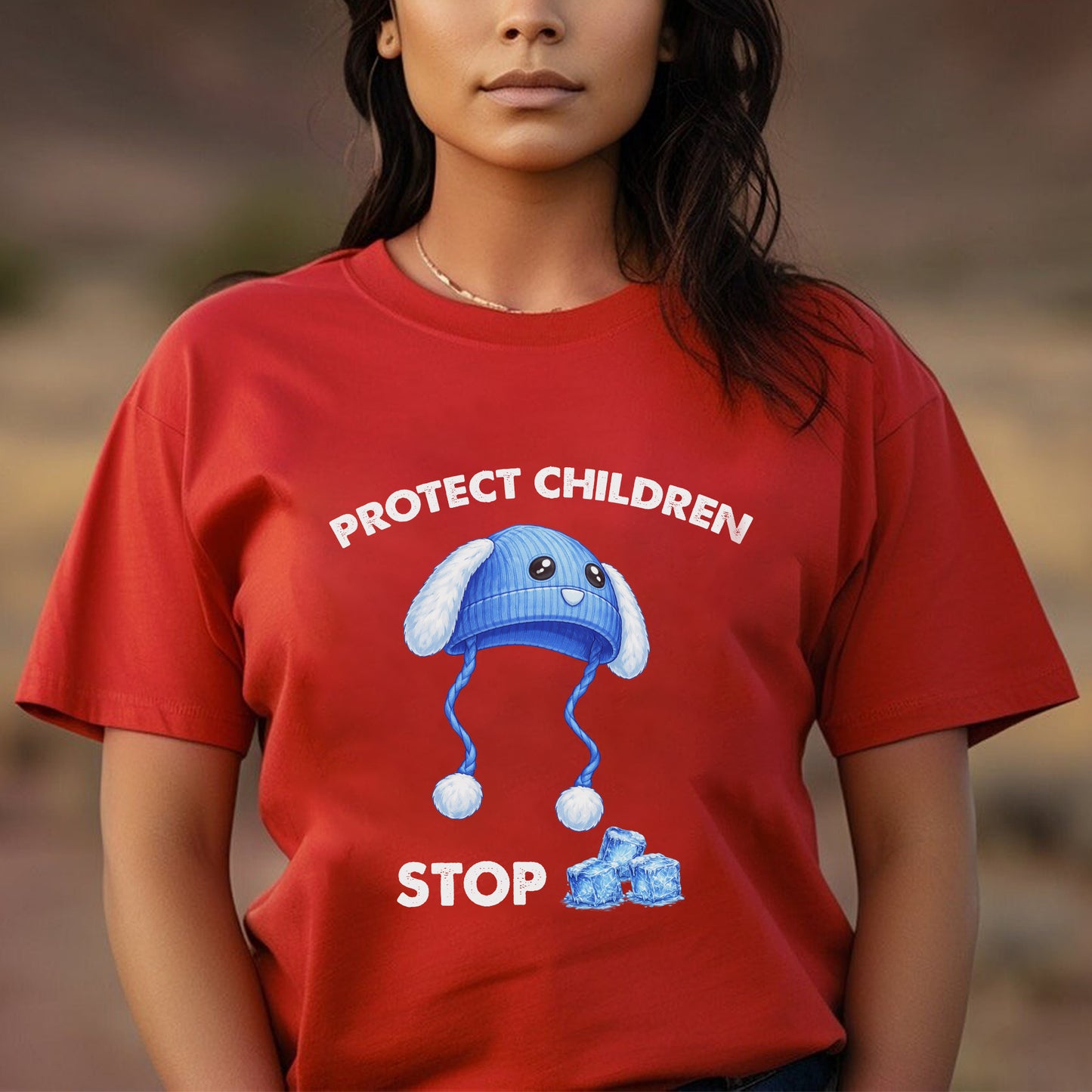 Protect Children Stop ICE Human Rights Unisex T-shirt/T-shirt V-neck/Hoodie/Sweatshirt
