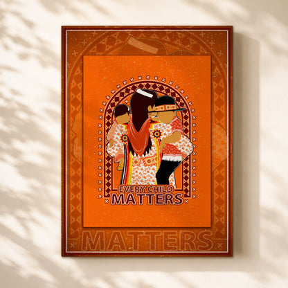 Every Child Matters - Black Mother & Children Wall Art