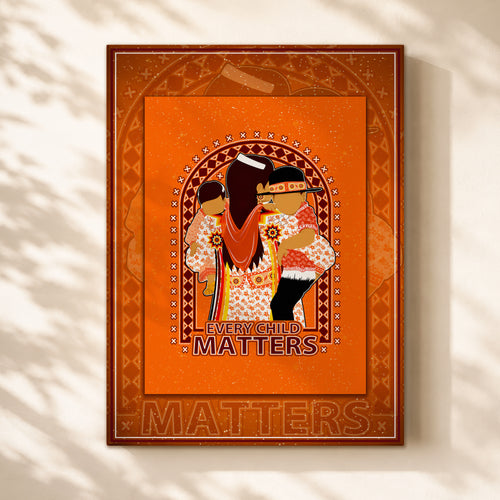 Every Child Matters - Black Mother & Children Wall Art