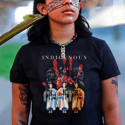 MMIW Native American Indigenous Red Hand Indian Blood Themed Unisex T-Shirt/T-Shirt V-Neck/Hoodie/Sweatshirt