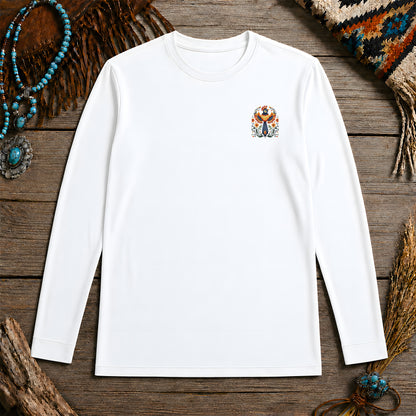 No One Is Illegal On Stolen Land - Two Sides Unisex Long Sleeve