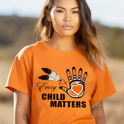 Every Child Matters Heart Handprint Unisex T-shirt/Hoodie/Sweatshirt