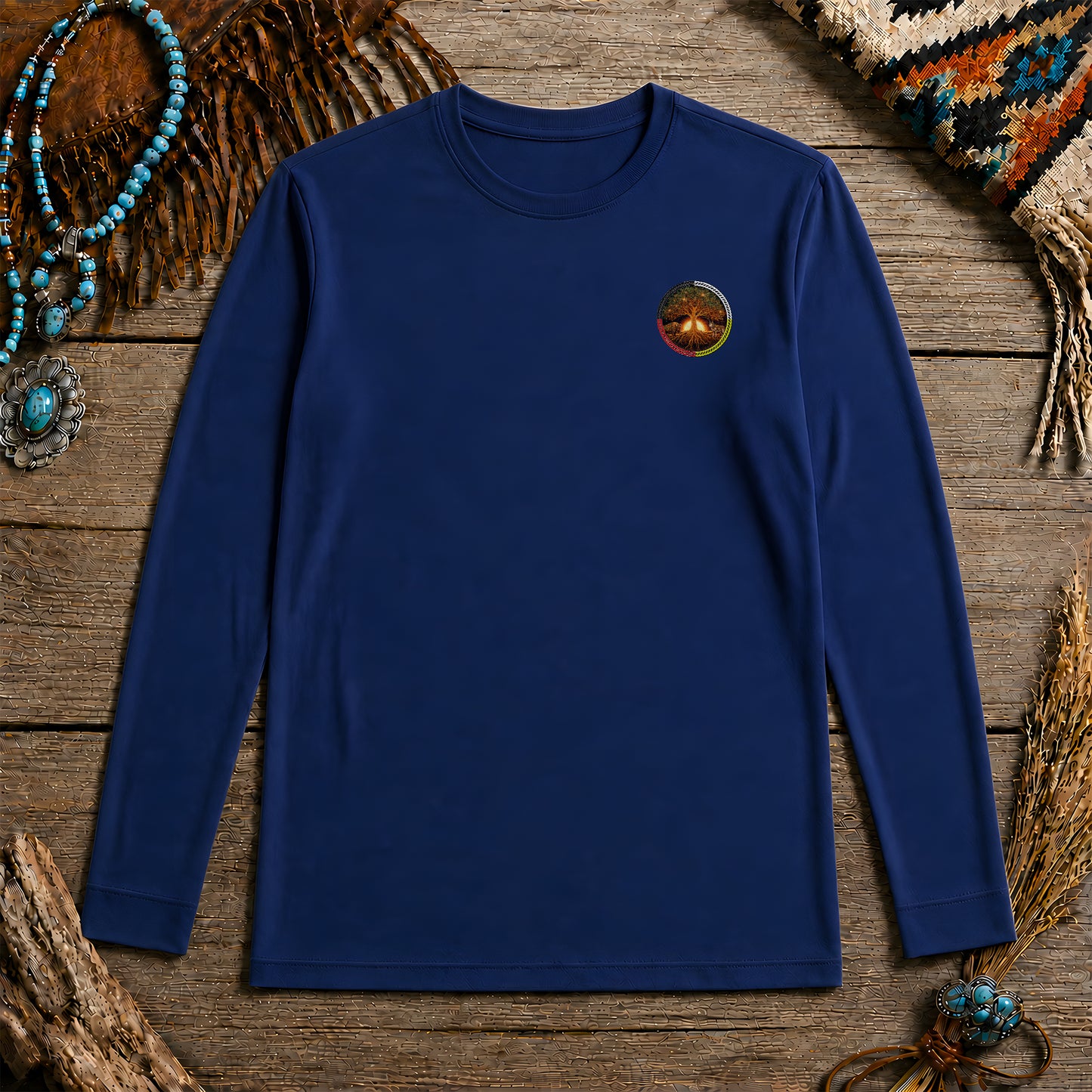 Nature Is My Religion The Earth Is My Church - Spiritual Nature Lover - Two Sides Unisex Long Sleeve