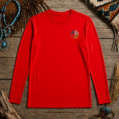 Nature Is My Religion Four Directions Sacred Circle - Two Sides Unisex Long Sleeve