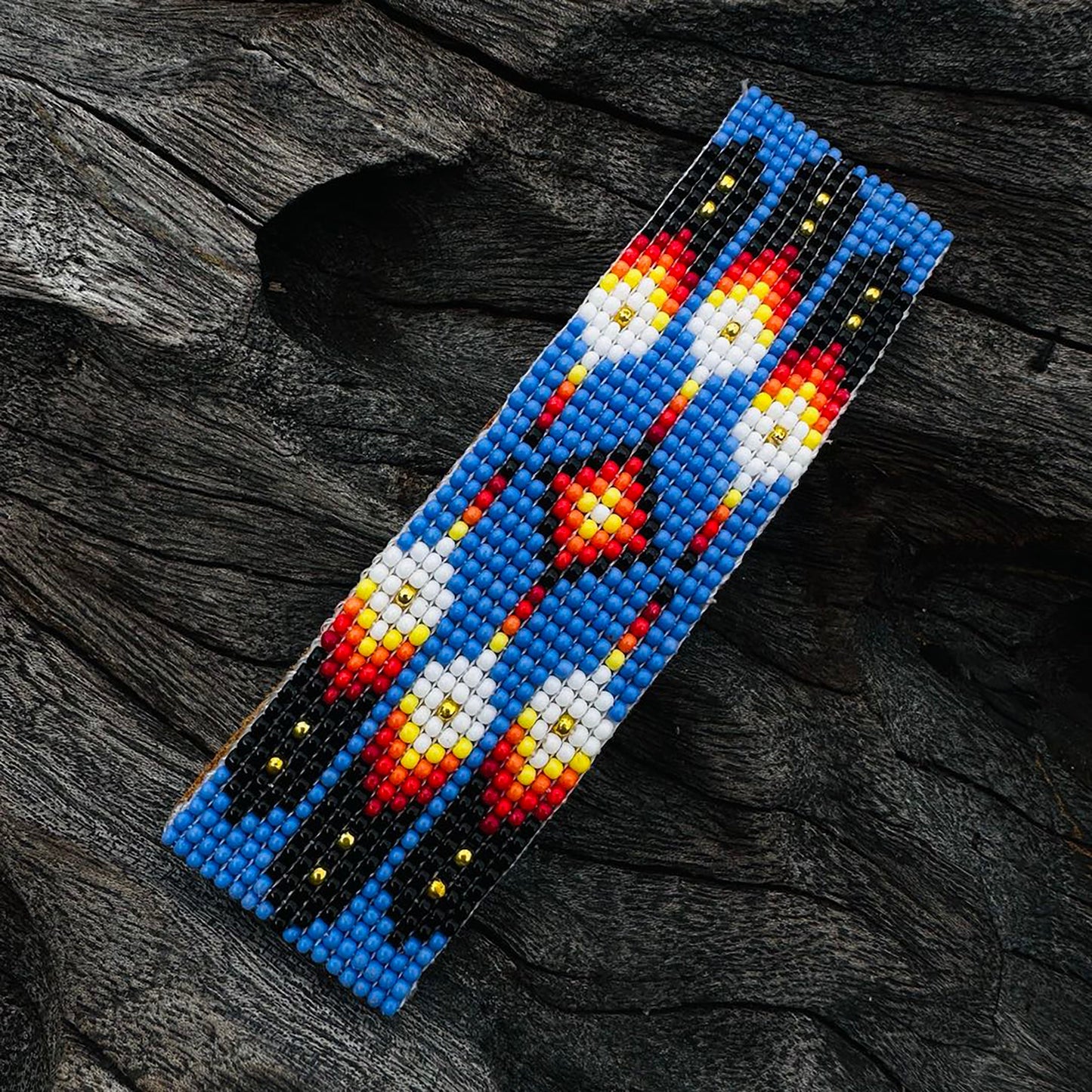 SALE 30% OFF - Pattern Hair Clip Native American Style