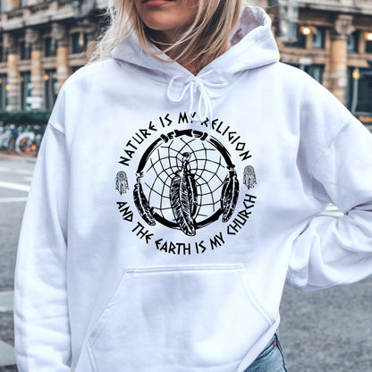 Nature Is My Religion, The Earth Is My Church - Dreamcatcher Unisex T-Shirt/T-Shirt V-Neck/Hoodie/Sweatshirt