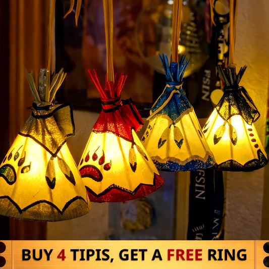 Hand Painted Tipi Home Decor