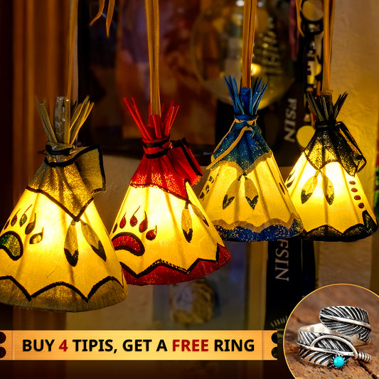 Hand Painted Tipi Home Decor