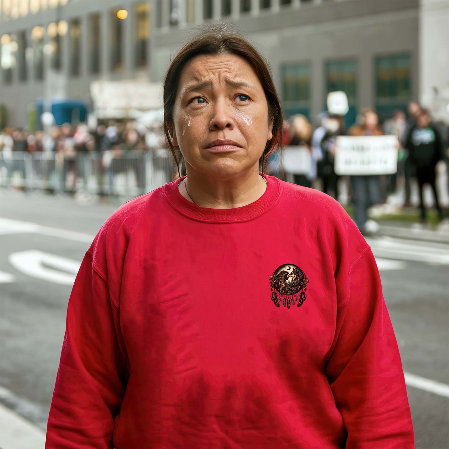 Nature Is My Religion The Earth Is My Church Wolf Spirit - Two Sides - Unisex T-Shirt/T-Shirt V-Neck/Hoodie/Sweatshirt