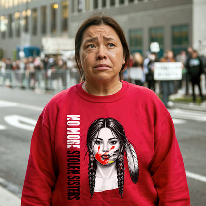 No More Stolen Sisters Red Hand Unisex T-shirt/V-neck T-shirt /Hoodie/Sweatshirt